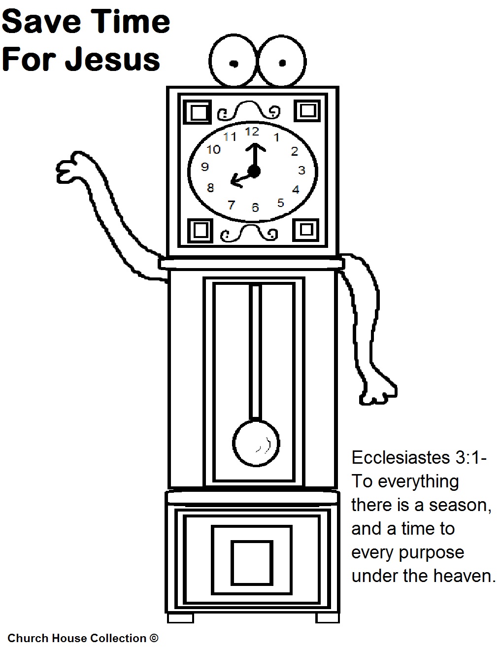 Daylight Savings Time "Save Time For Jesus" Lesson